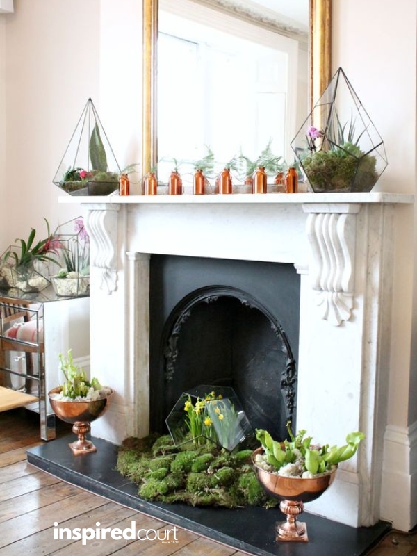 10+ Ideas For An Empty Fireplace