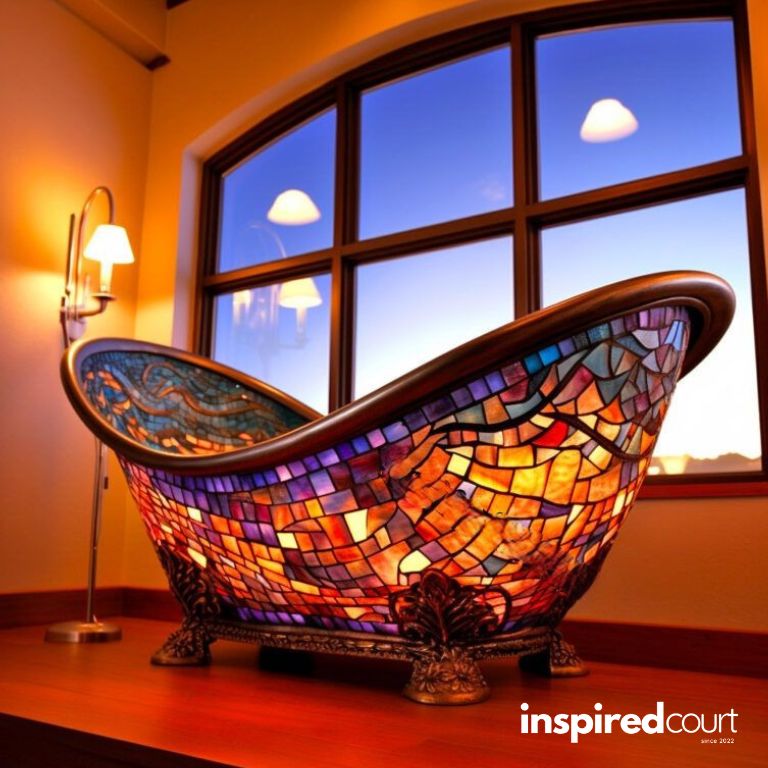 stained glass bathtubs