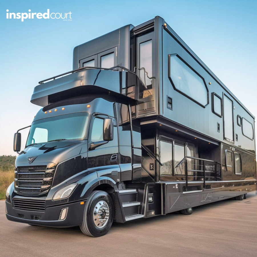 Discover The Majesty Semi Truck Camper Conversion With Exclusive Balconies