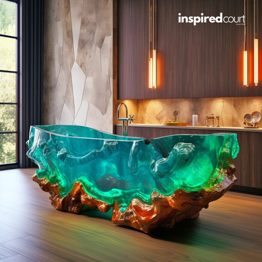 Indulge in a Fairytale Soak with These Enchanting Crystal Bathtubs