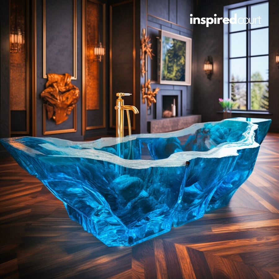 Indulge in a Fairytale Soak with These Enchanting Crystal Bathtubs