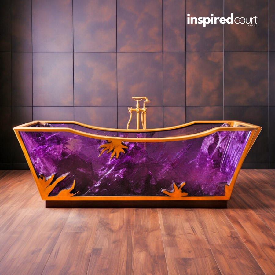 Indulge in a Fairytale Soak with These Enchanting Crystal Bathtubs