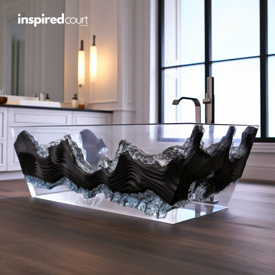 Indulge in a Fairytale Soak with These Enchanting Crystal Bathtubs