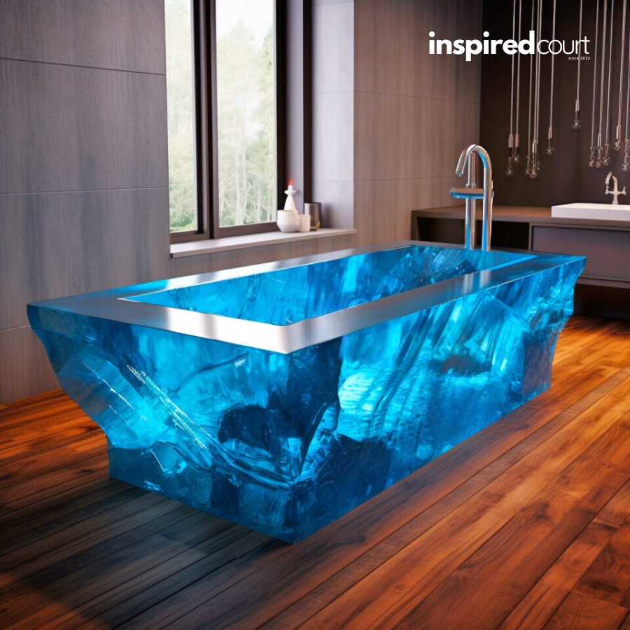 Indulge in a Fairytale Soak with These Enchanting Crystal Bathtubs