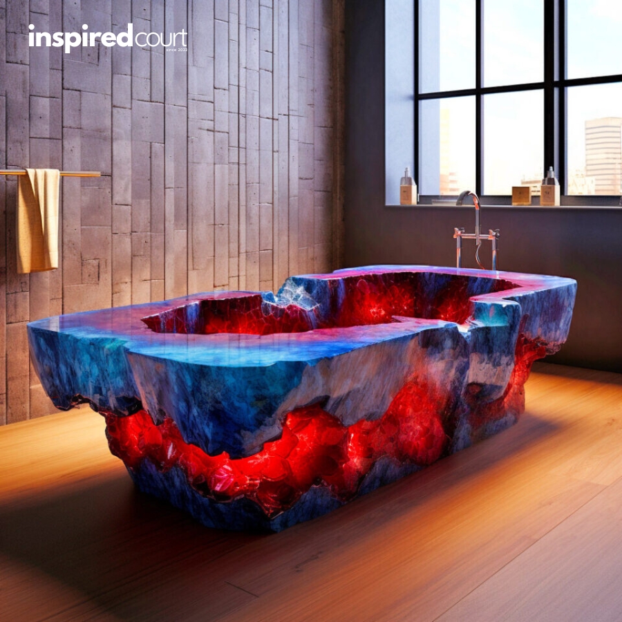 Indulge in a Fairytale Soak with These Enchanting Crystal Bathtubs