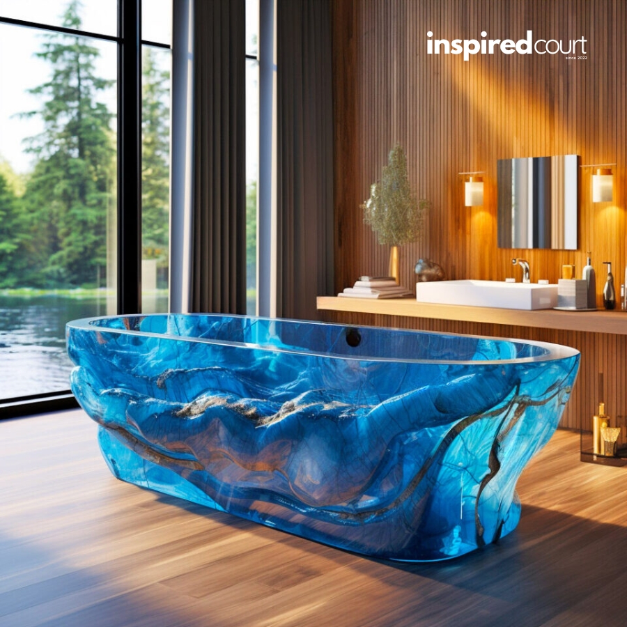 Indulge in a Fairytale Soak with These Enchanting Crystal Bathtubs