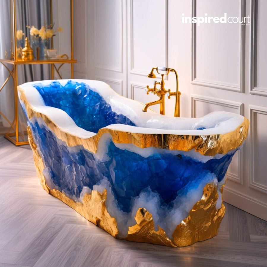 Indulge in a Fairytale Soak with These Enchanting Crystal Bathtubs