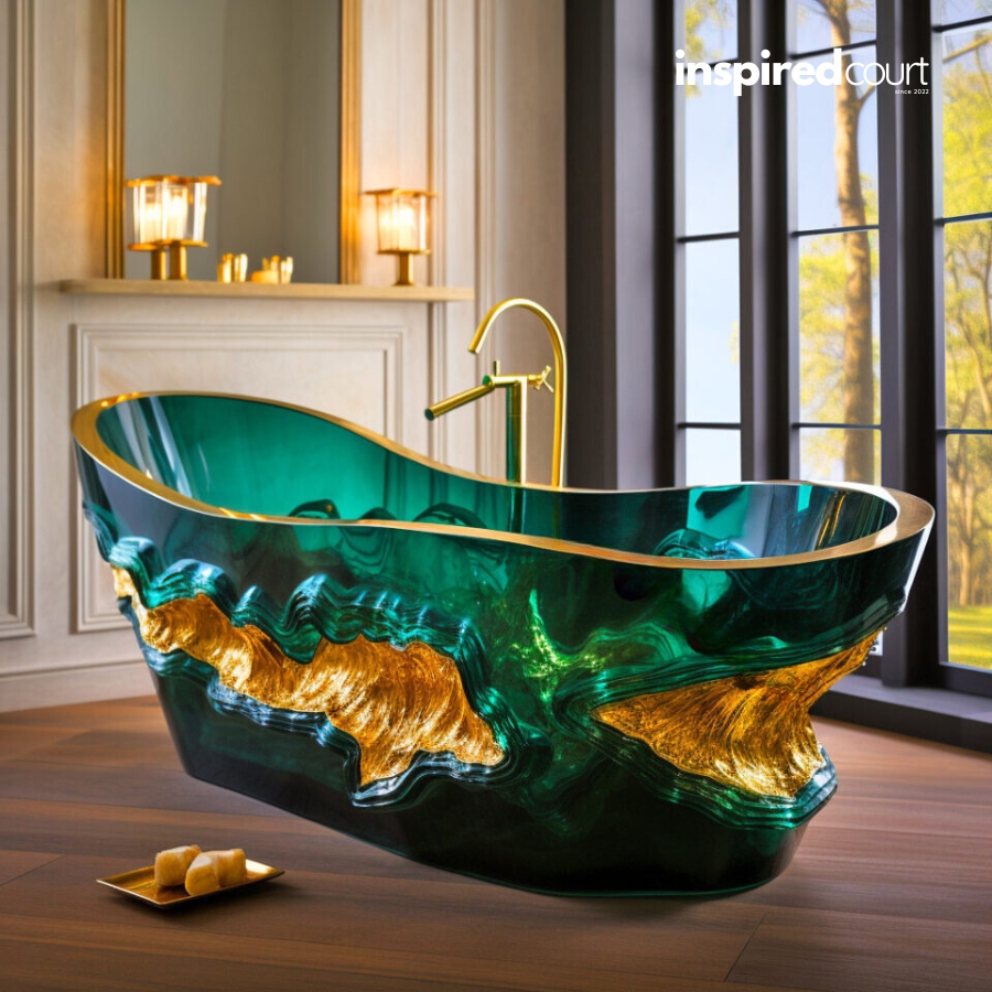 Indulge in a Fairytale Soak with These Enchanting Crystal Bathtubs