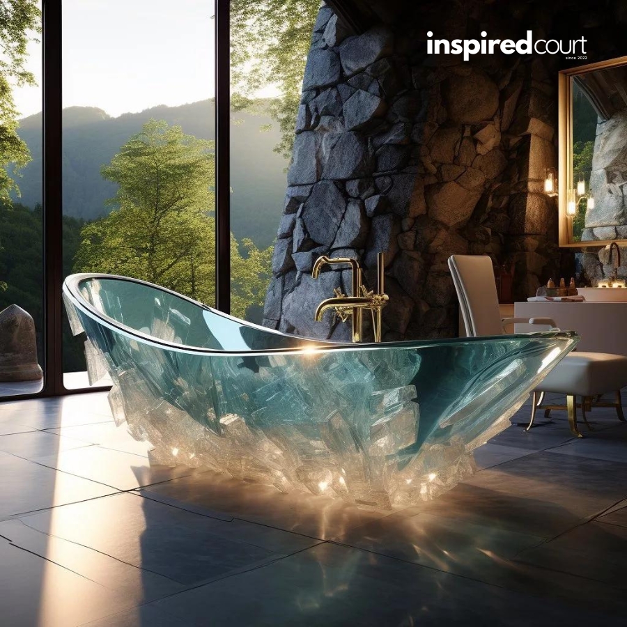 Indulge in a Fairytale Soak with These Enchanting Crystal Bathtubs
