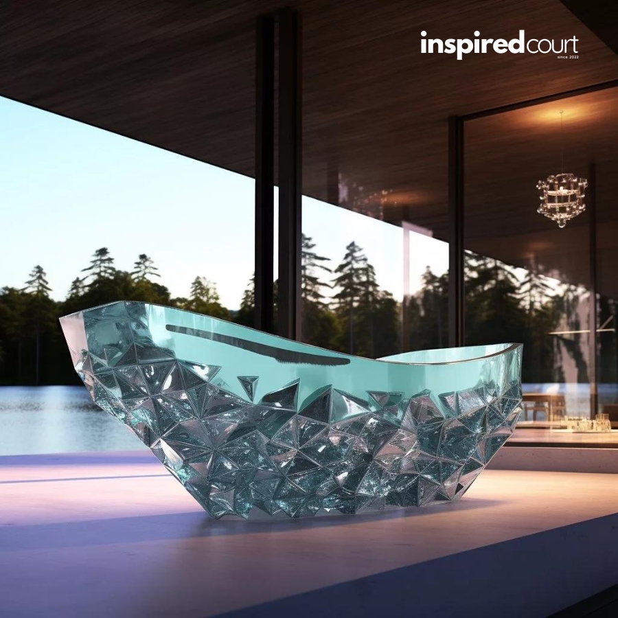 Indulge in a Fairytale Soak with These Enchanting Crystal Bathtubs