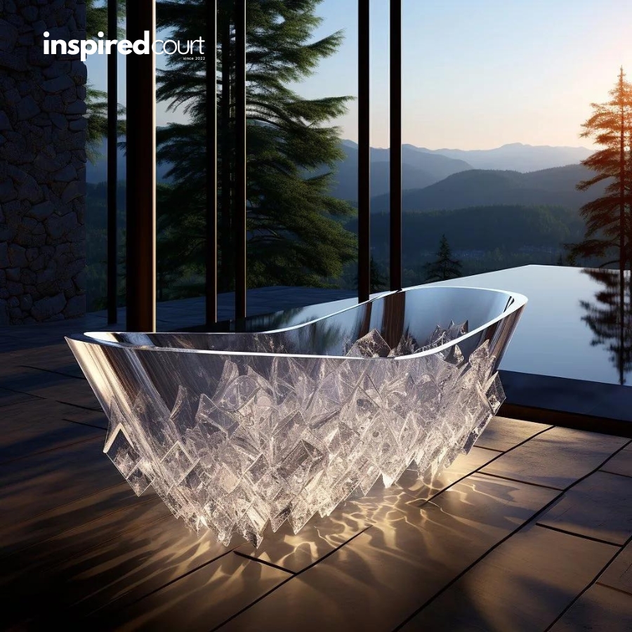 Indulge in a Fairytale Soak with These Enchanting Crystal Bathtubs