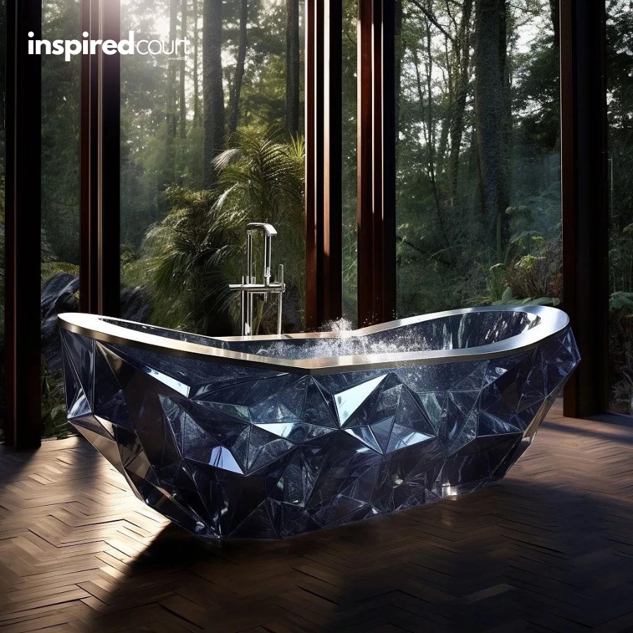 Indulge in a Fairytale Soak with These Enchanting Crystal Bathtubs
