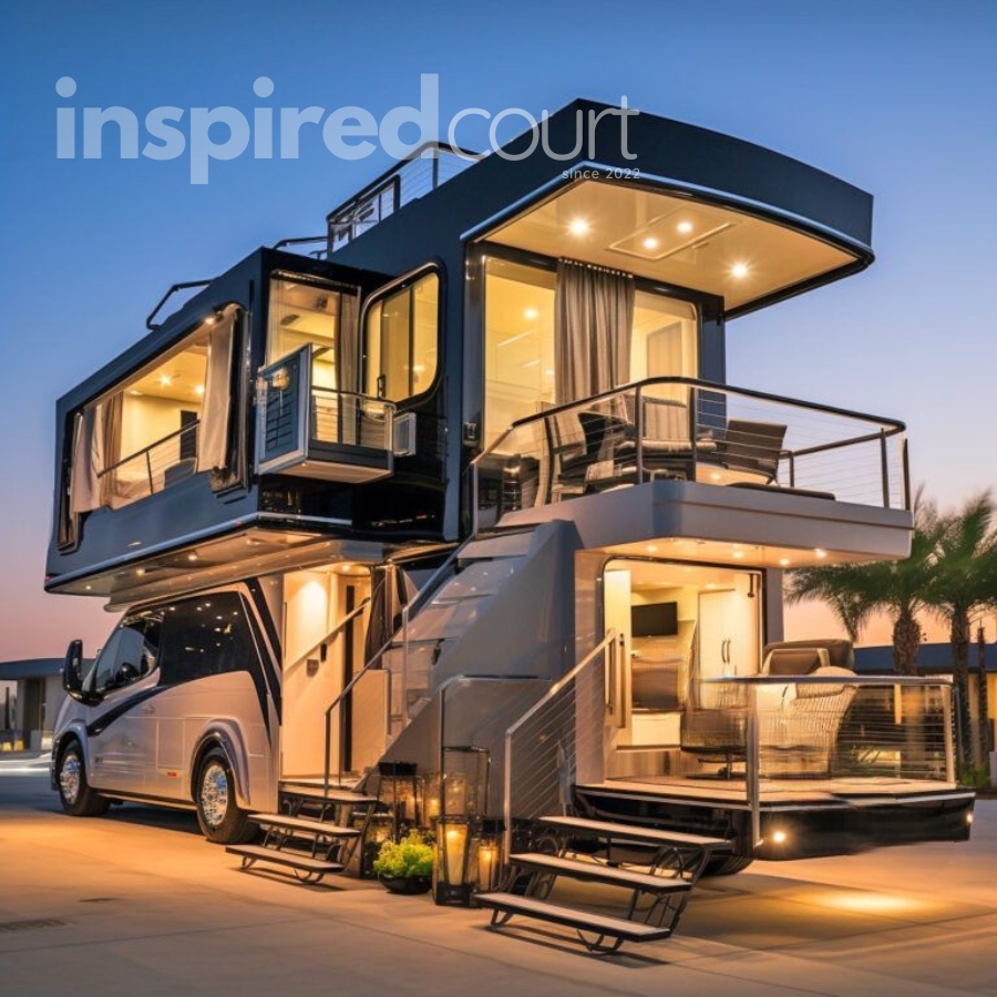 Giant open concept campers Boasting Fold-Down Walls for Breathtaking Panoramas