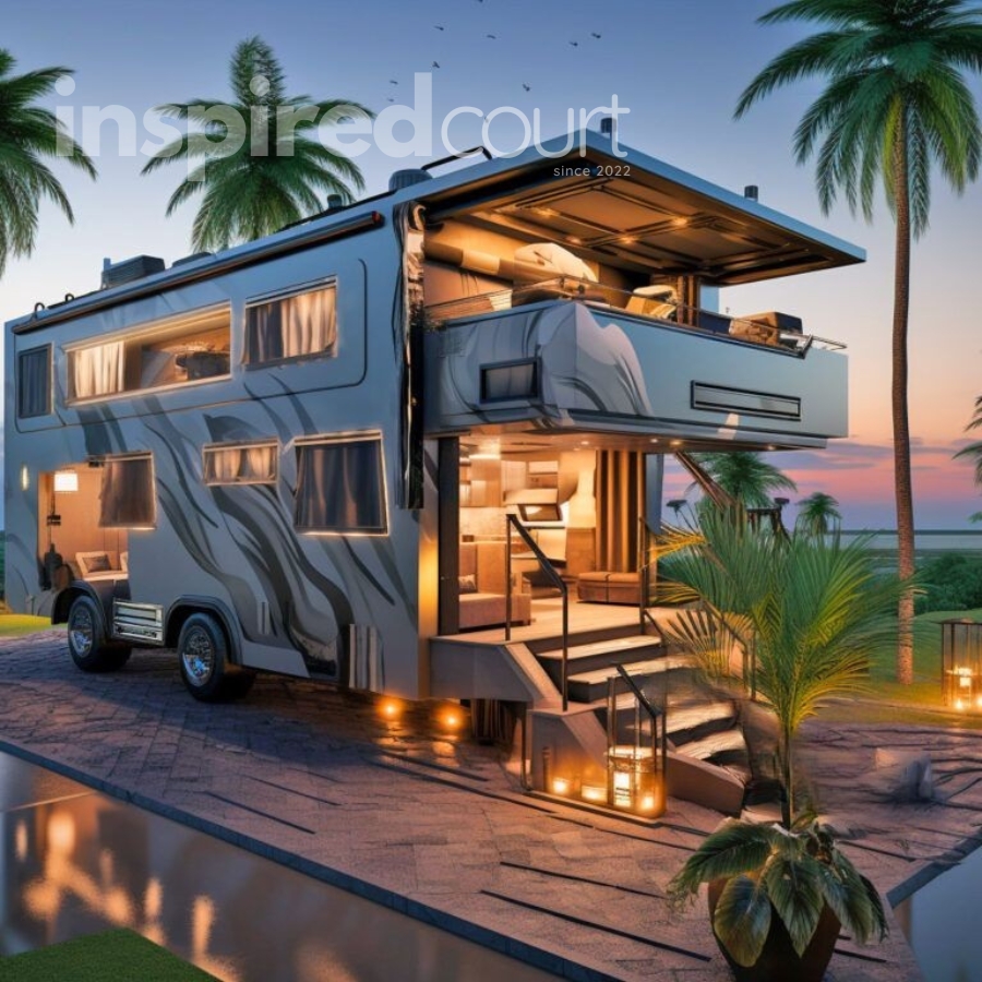 Giant open concept campers Boasting Fold-Down Walls for Breathtaking Panoramas
