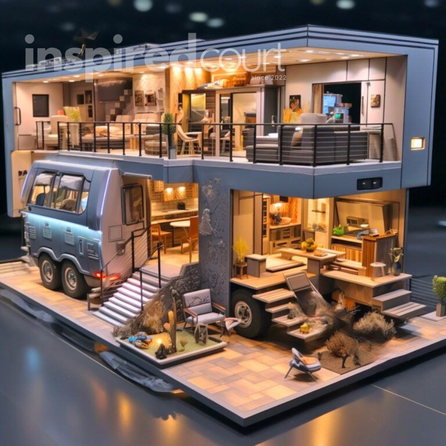 Giant open concept campers Boasting Fold-Down Walls for Breathtaking Panoramas