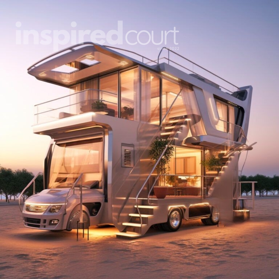 Giant open concept campers Boasting Fold-Down Walls for Breathtaking Panoramas