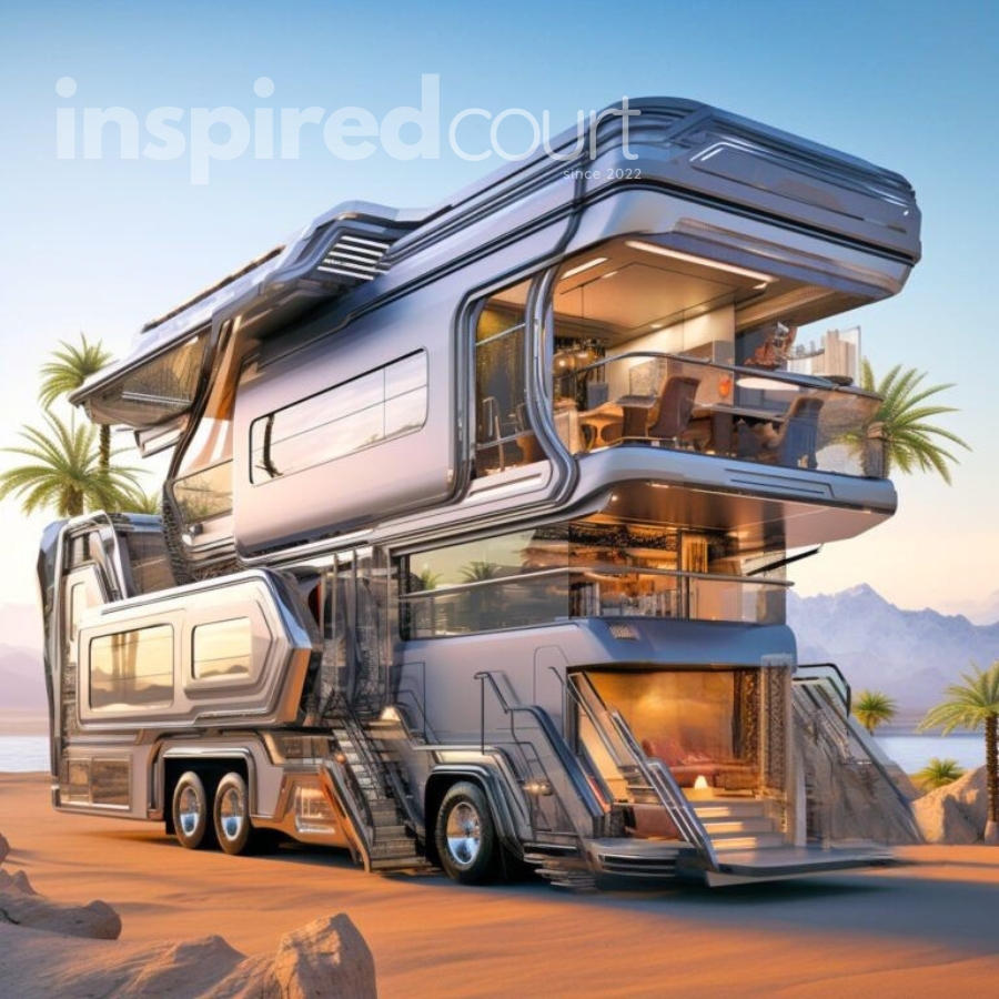 Giant open concept campers Boasting Fold-Down Walls for Breathtaking Panoramas