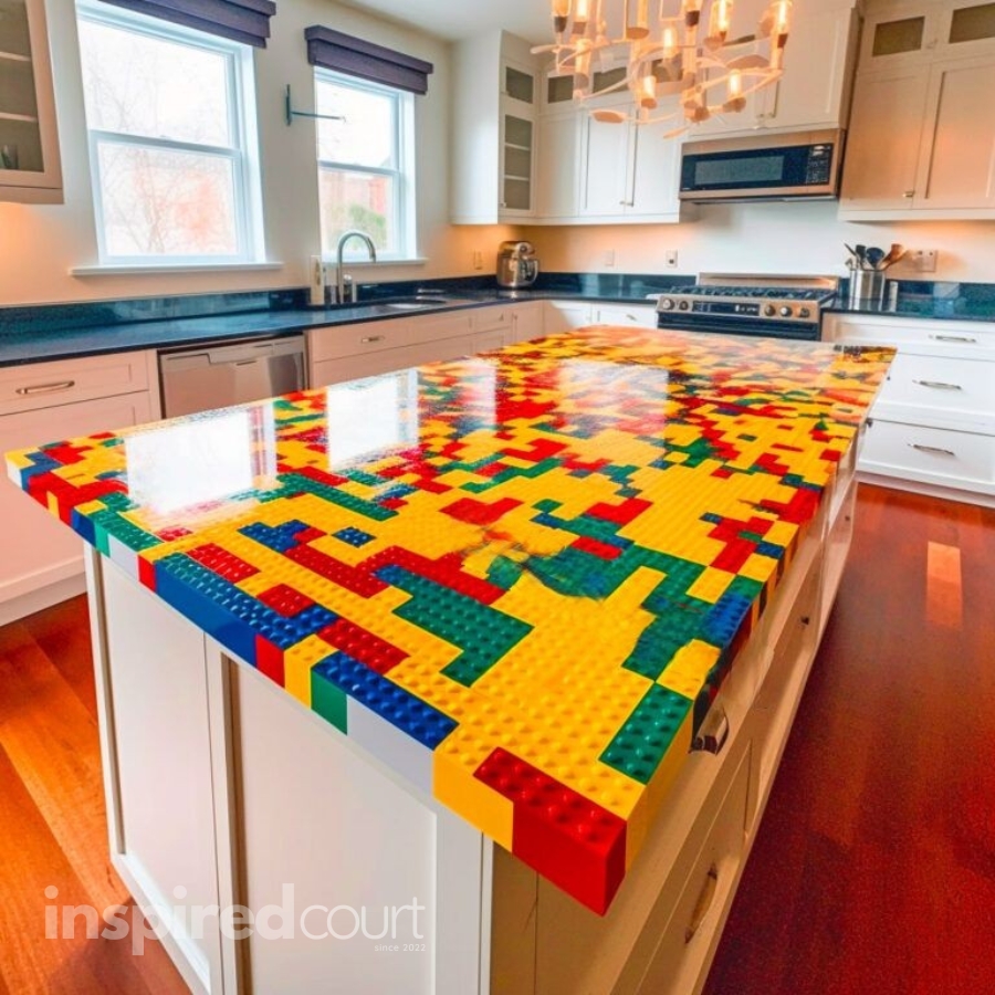 Lego Epoxy Countertop – An Innovative Approach to Kitchen Design