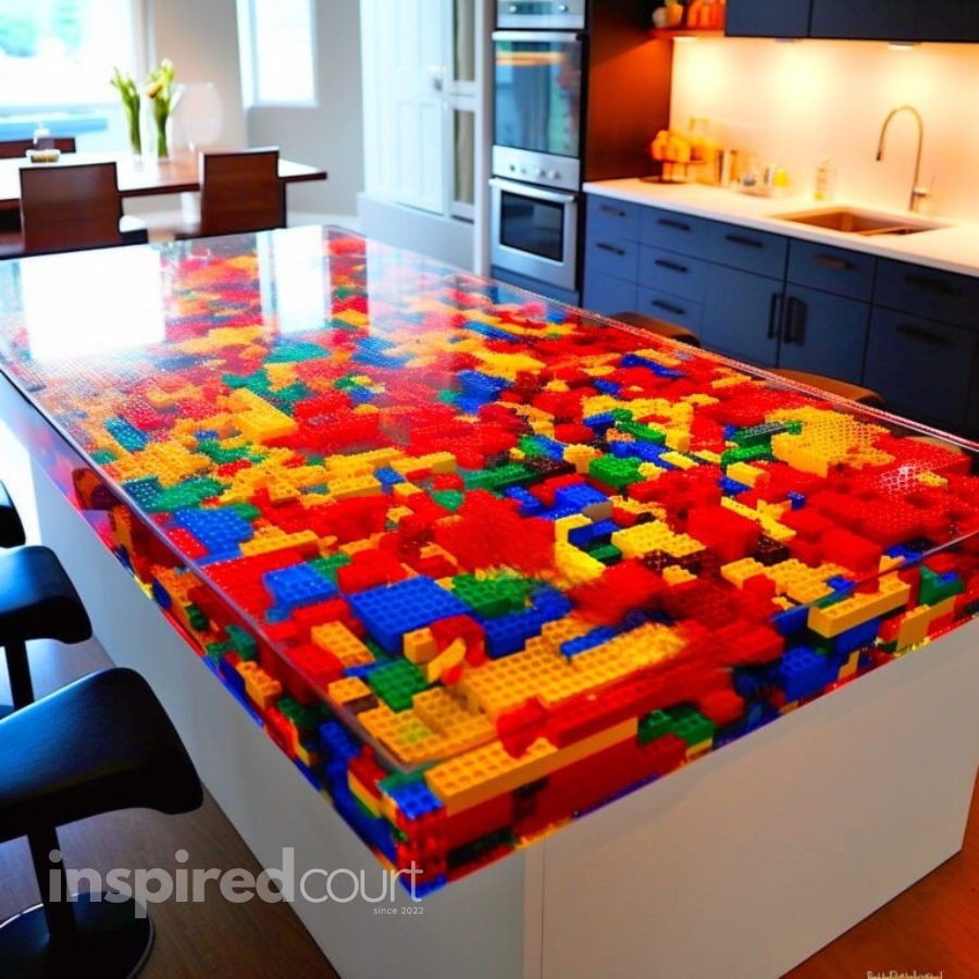 Lego Epoxy Countertop – An Innovative Approach to Kitchen Design