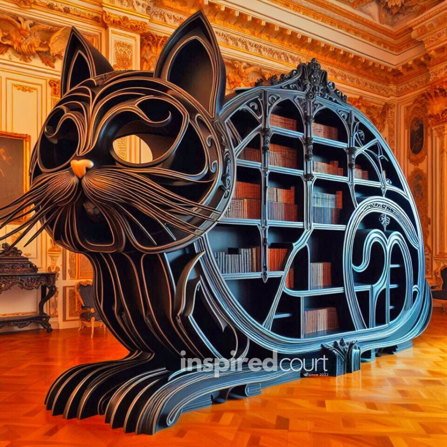 Cat-shaped Bookshelf Unleashing Creativity: The Charm in Modern Interior Design