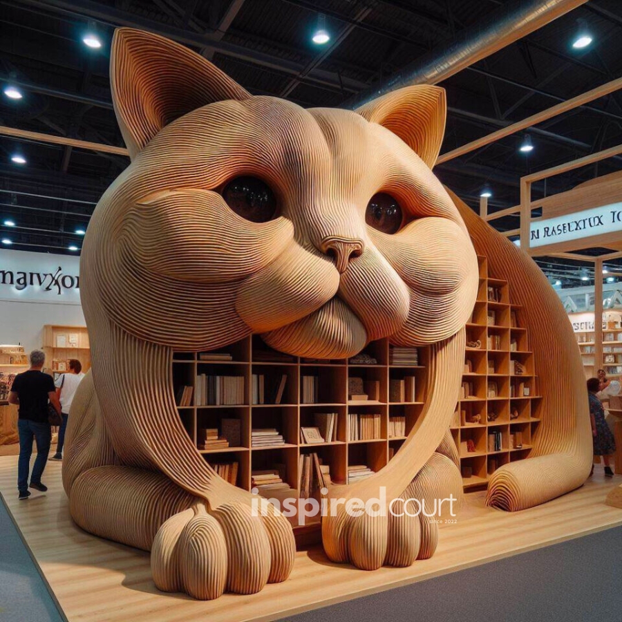 Cat-shaped Bookshelf Unleashing Creativity: The Charm in Modern Interior Design
