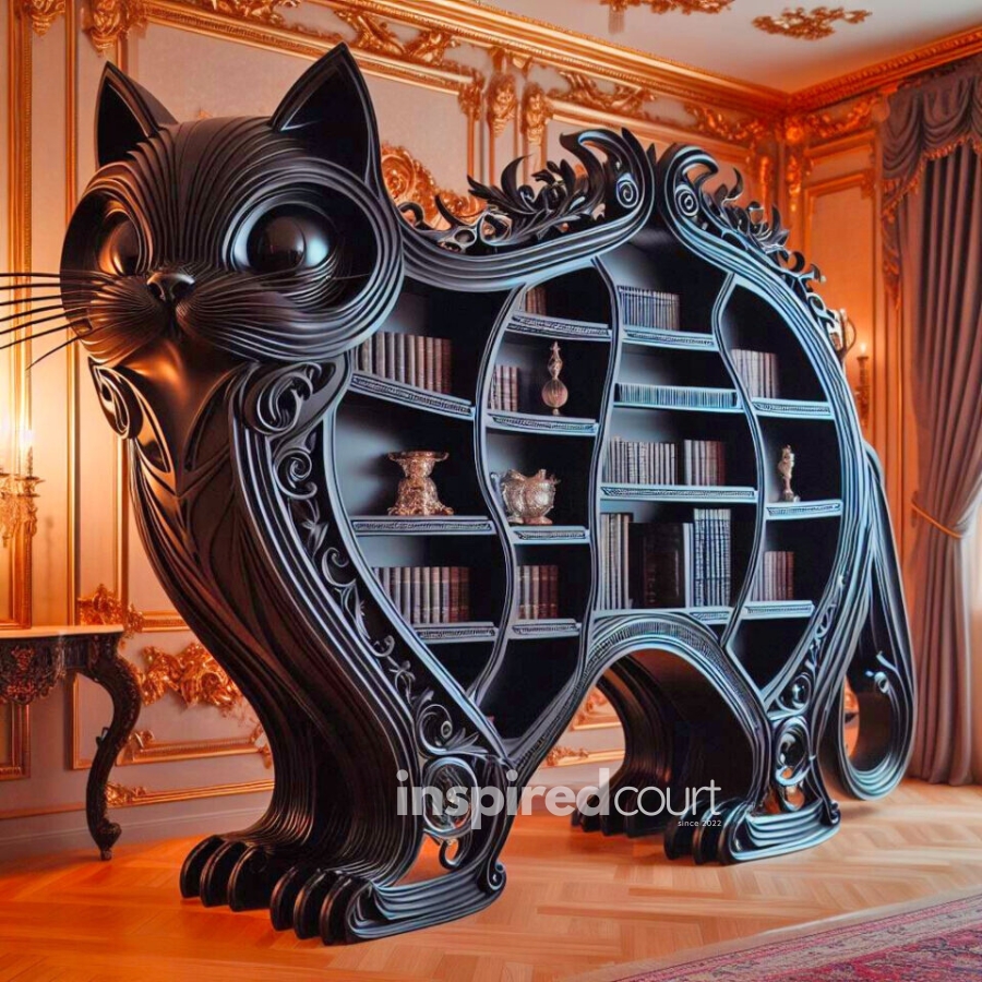 Cat-shaped Bookshelf Unleashing Creativity: The Charm in Modern Interior Design