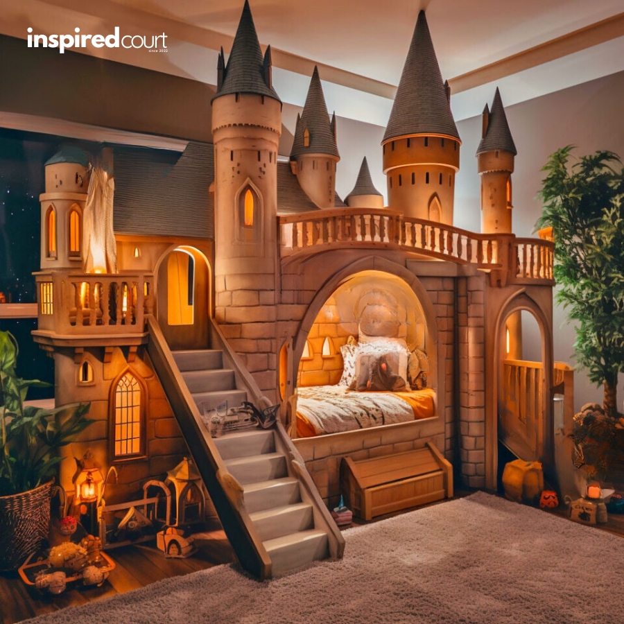 This Enchanting Hogwarts Bunk Bed for Kids Bring the Wizarding World Home