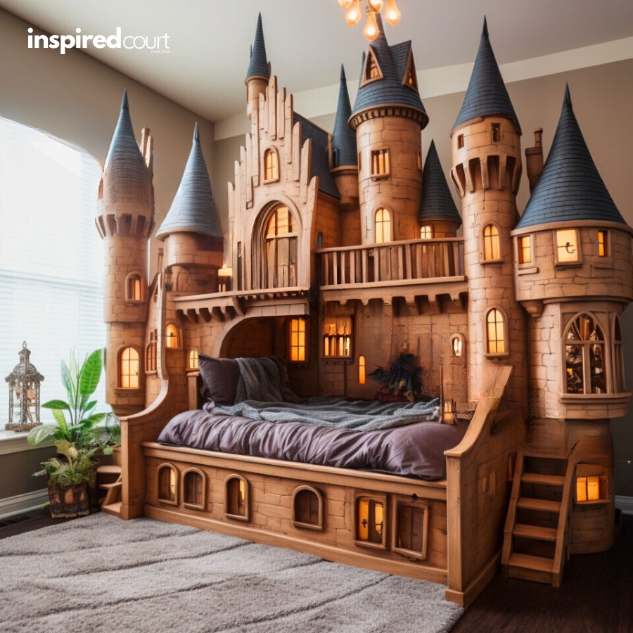 This Enchanting Hogwarts Bunk Bed for Kids Bring the Wizarding World Home