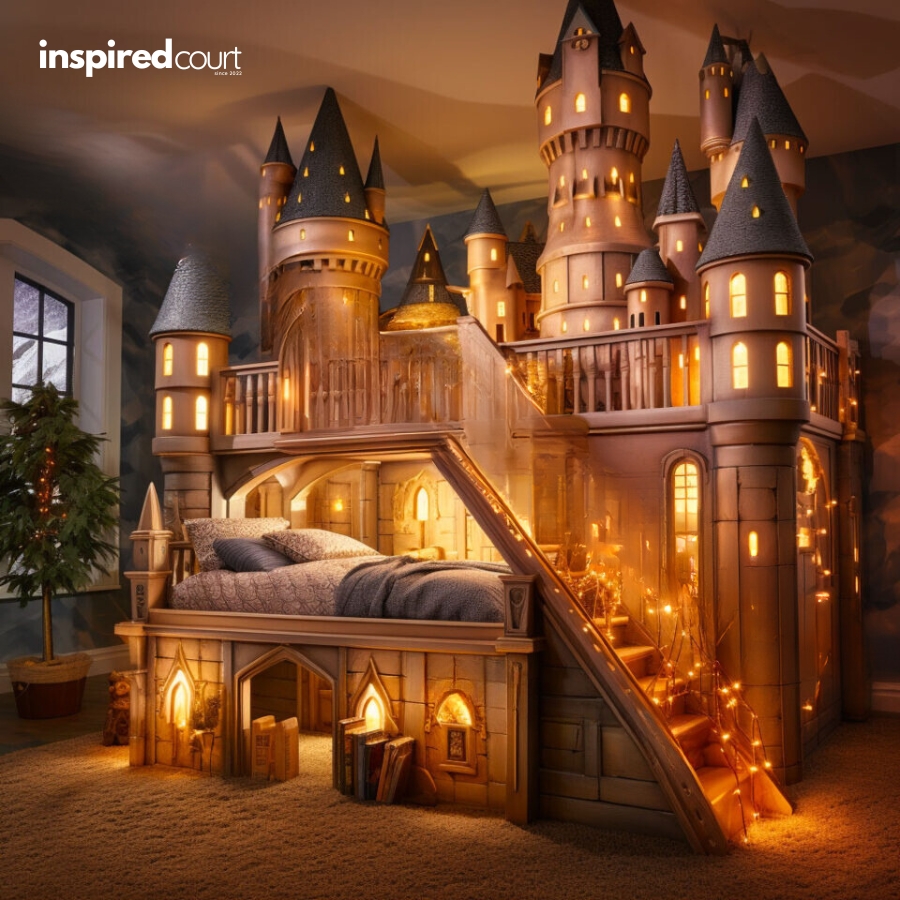This Enchanting Hogwarts Bunk Bed for Kids Bring the Wizarding World Home