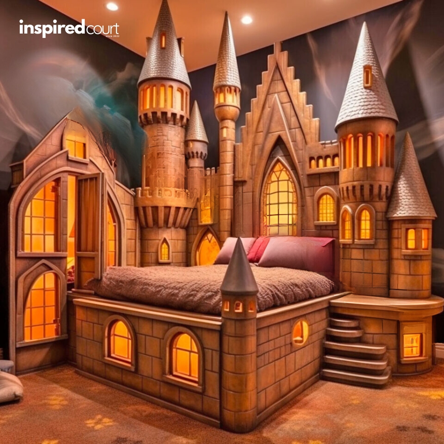 This Enchanting Hogwarts Bunk Bed for Kids Bring the Wizarding World Home