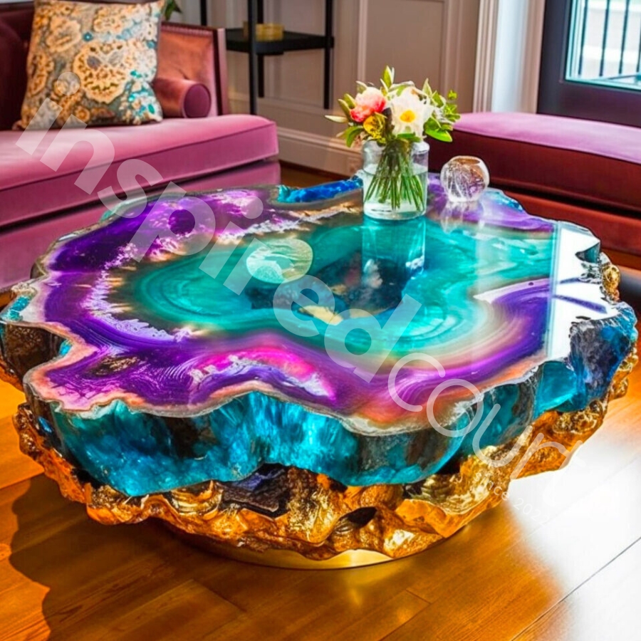 The Stunning Appeal of Giant Geode Coffee Tables: A Marvel of Heft and Beauty
