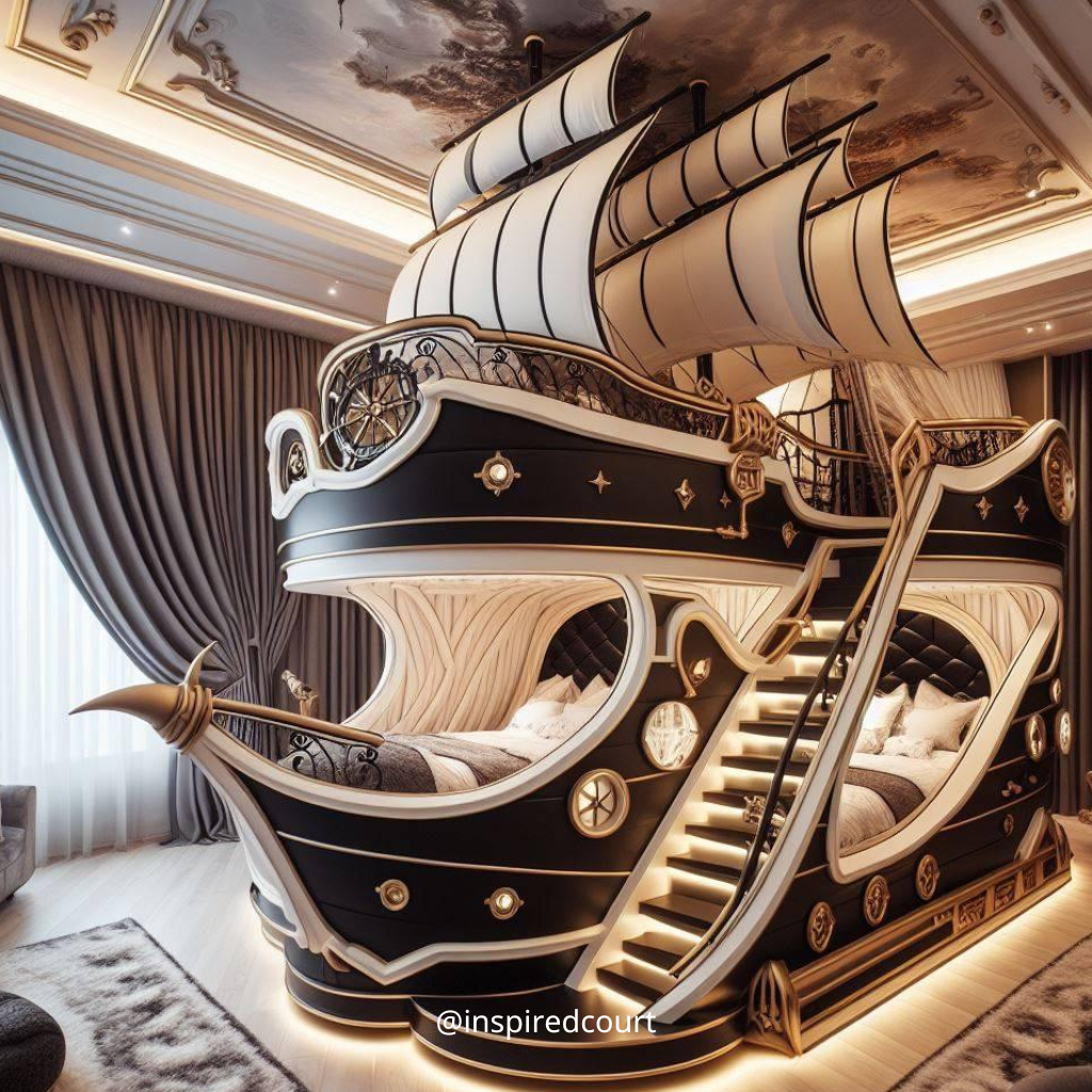 Pirate Ship Bunk Bed: Transform Your Child's Room into a World of Adventure