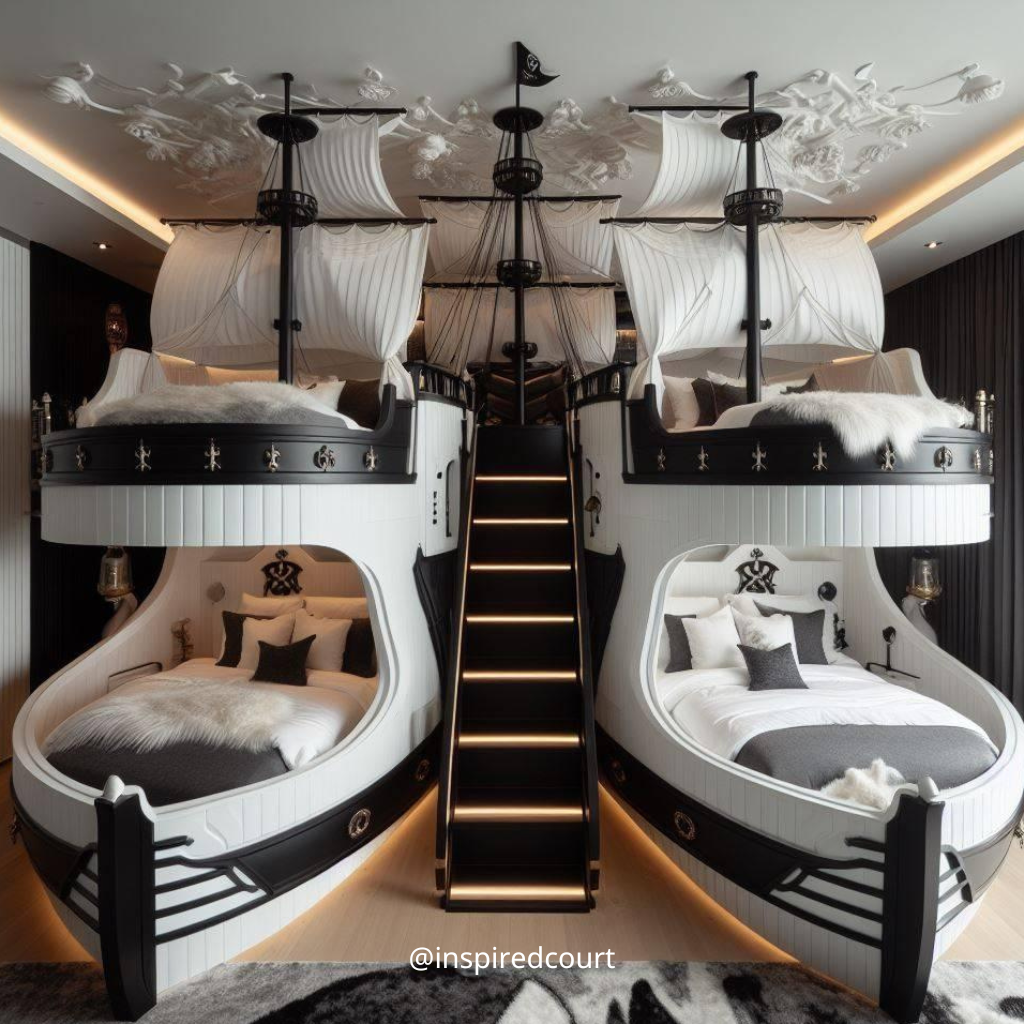 Pirate Ship Bunk Bed: Transform Your Child's Room into a World of Adventure