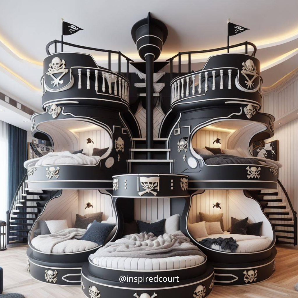 Pirate Ship Bunk Bed: Transform Your Child's Room into a World of Adventure