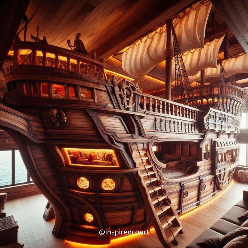 Pirate Ship Bunk Bed: Transform Your Child's Room into a World of Adventure