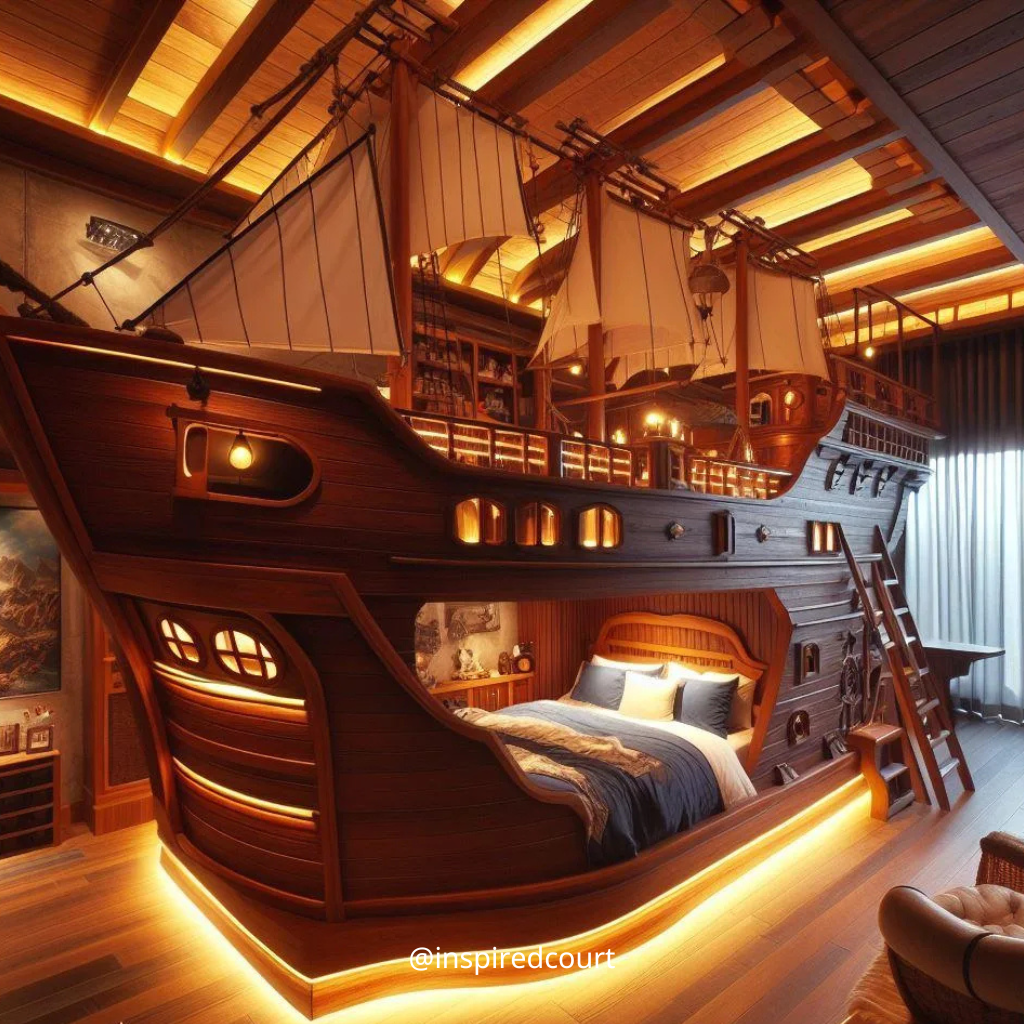 Pirate Ship Bunk Bed: Transform Your Child's Room into a World of Adventure