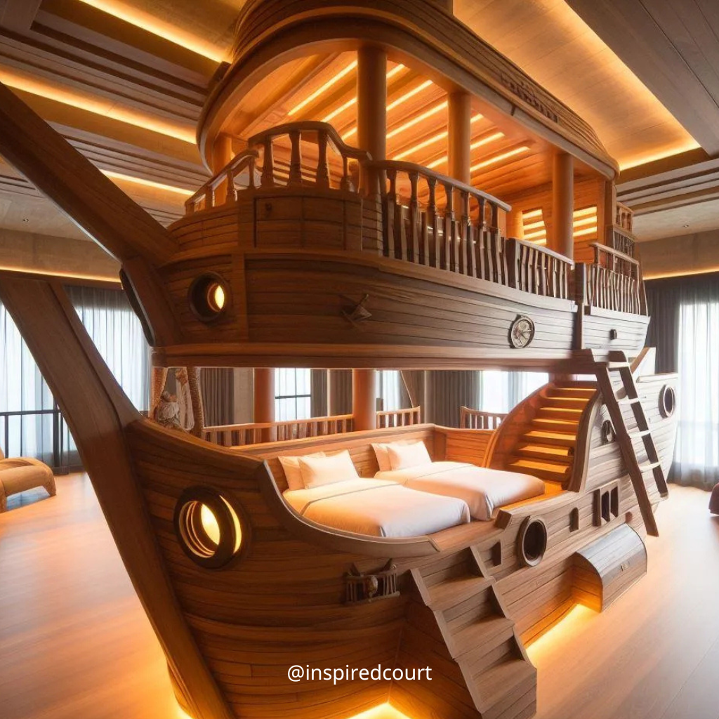 Pirate Ship Bunk Bed: Transform Your Child's Room into a World of Adventure
