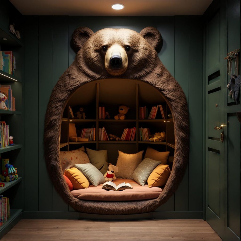 Giant Bear Reading Nook