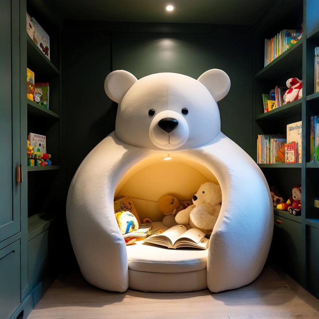 Giant Bear Reading Nook