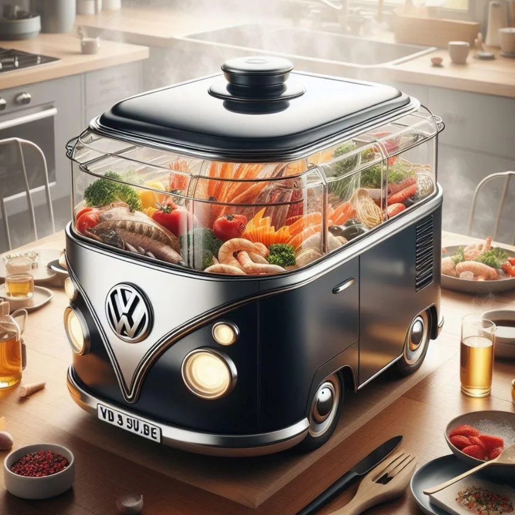 Volkswagen Bus Electric Hot Pots: Bringing Retro Charm to Modern Kitchens