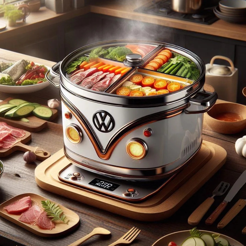 Volkswagen Bus Electric Hot Pots: Bringing Retro Charm to Modern Kitchens