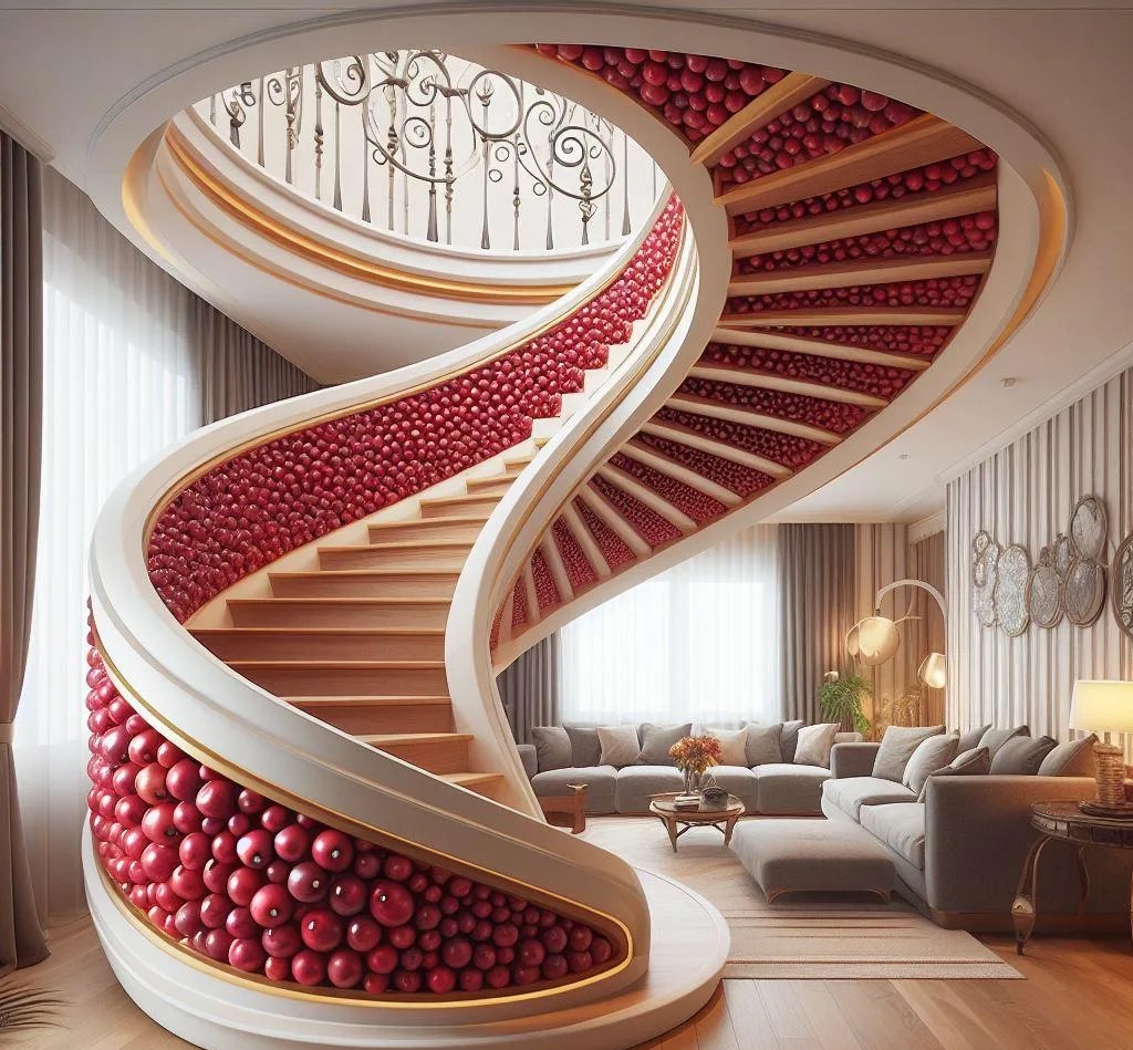 Fruit Staircases: Elevate Your Space with Juicy, Playful Design