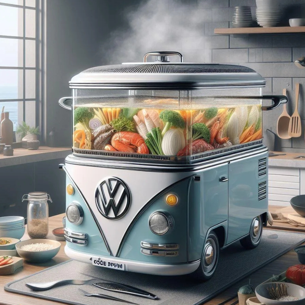 Volkswagen Bus Electric Hot Pots: Bringing Retro Charm to Modern Kitchens