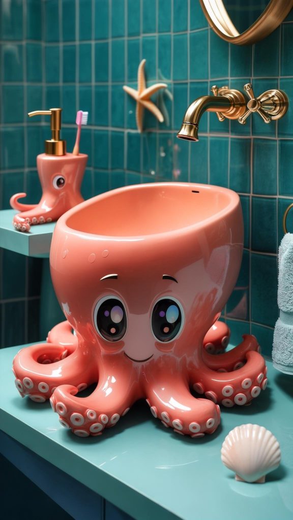 Sea Creature Kid Sinks: A Fun and Functional Addition to Children's Bathrooms