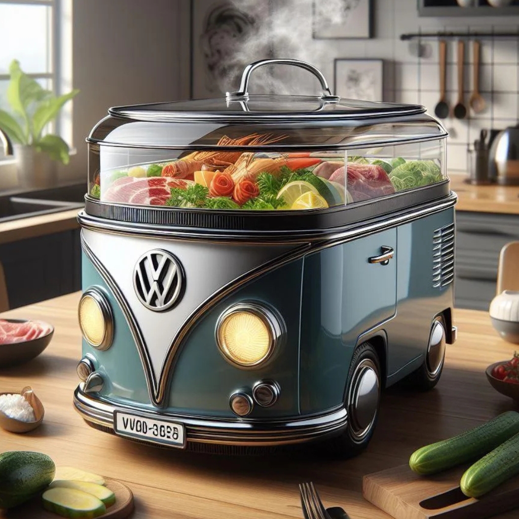 Volkswagen Bus Electric Hot Pots: Bringing Retro Charm to Modern Kitchens