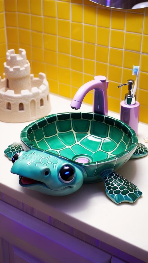Sea Creature Kid Sinks: A Fun and Functional Addition to Children's Bathrooms