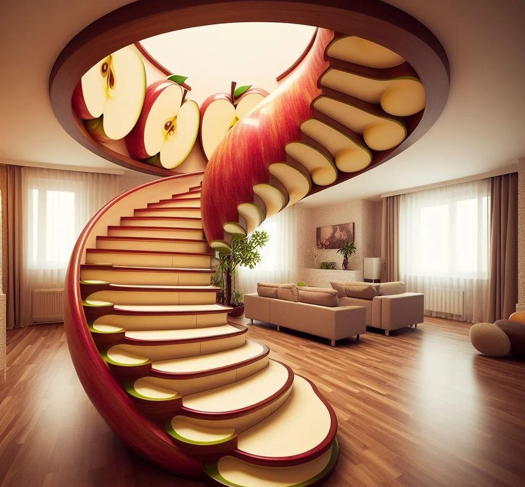 Fruit Staircases: Elevate Your Space with Juicy, Playful Design
