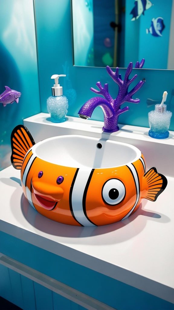 Sea Creature Kid Sinks: A Fun and Functional Addition to Children's Bathrooms