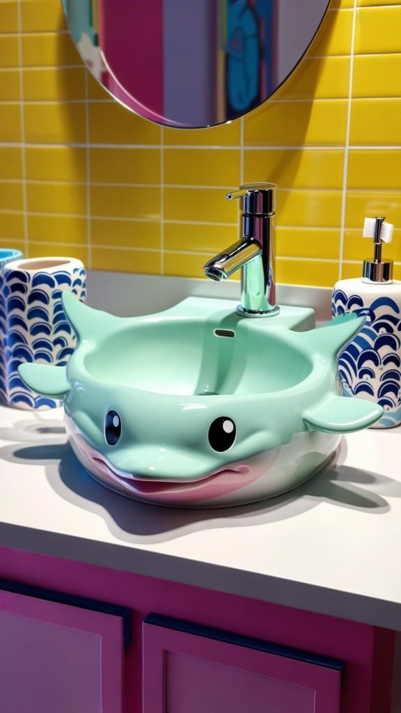 Sea Creature Kid Sinks: A Fun and Functional Addition to Children's Bathrooms