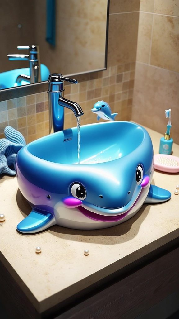 Sea Creature Kid Sinks: A Fun and Functional Addition to Children's Bathrooms